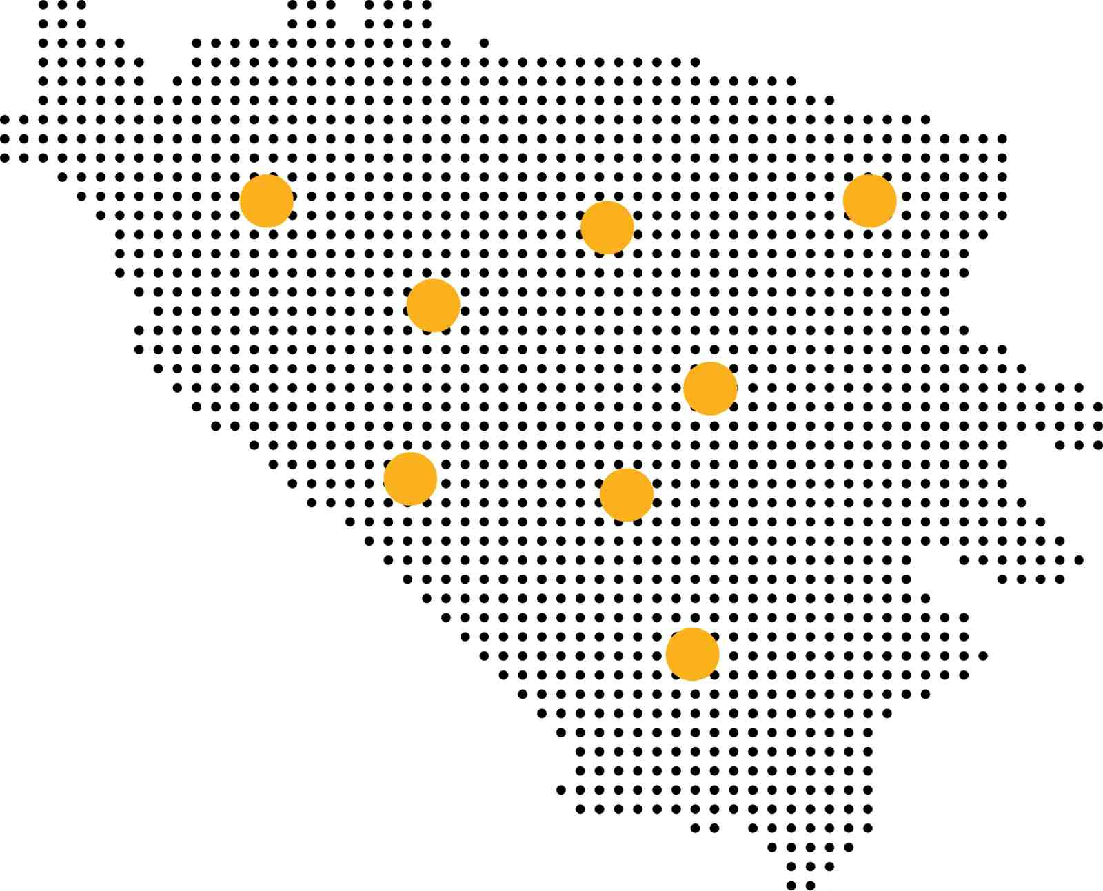 Mapa svih lokacija Medicover laboratorija